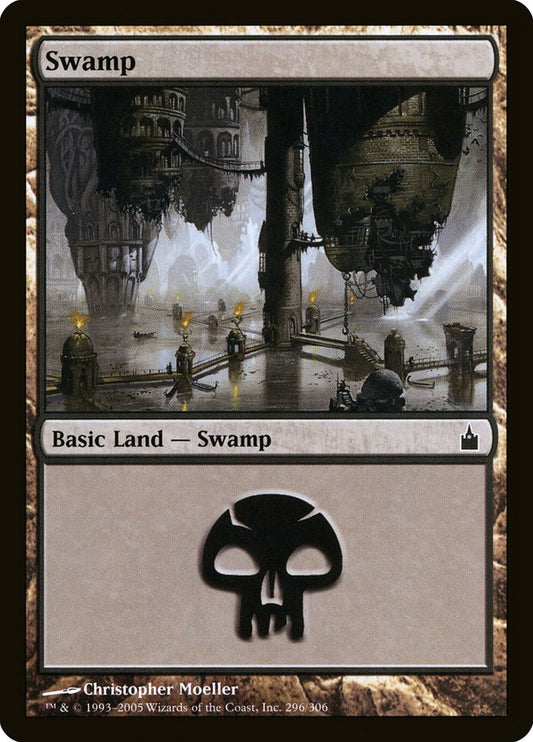 Swamp (296) [Ravnica: City of Guilds] [Foil]