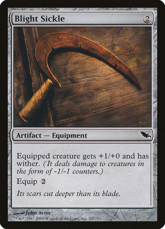 Blight Sickle [Shadowmoor] [Foil]