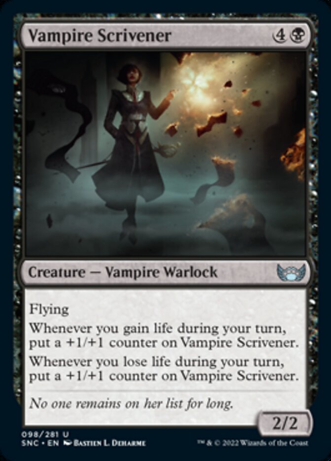 Vampire Scrivener [Streets of New Capenna] [Foil]