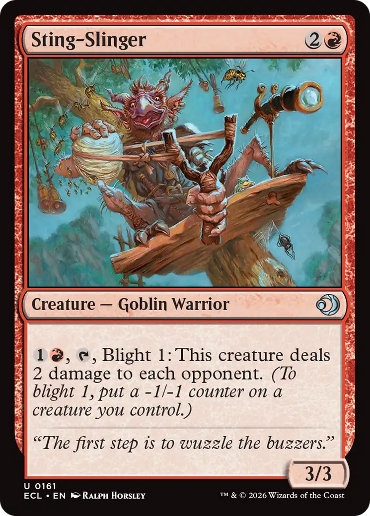 Sting-Slinger [Lorwyn Eclipsed] [Foil]