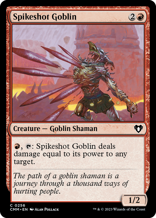 Spikeshot Goblin [Commander Masters] [Foil]