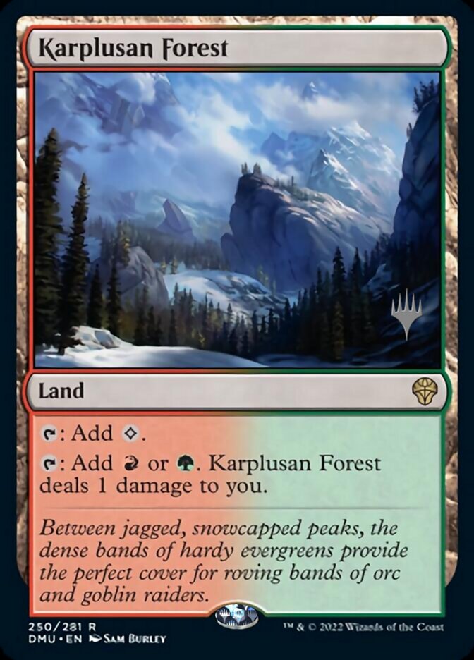 Karplusan Forest (Promo Pack) [Dominaria United Promos] [Foil]