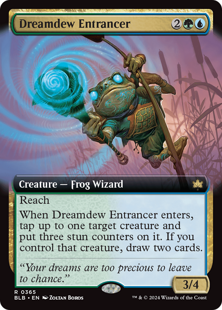 Dreamdew Entrancer (Extended Art) [Bloomburrow] [Foil]