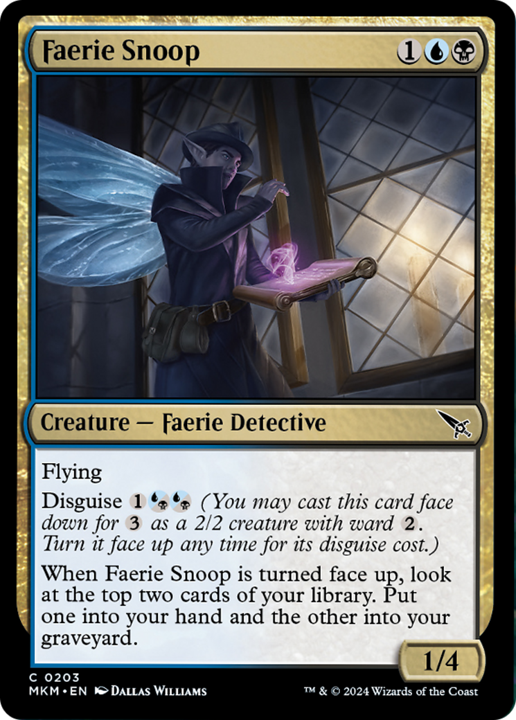Faerie Snoop [Murders at Karlov Manor] [Foil]