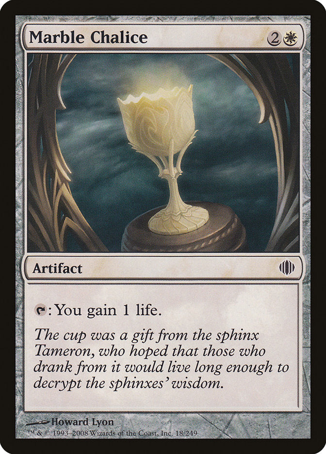 Marble Chalice [Shards of Alara] [Foil]