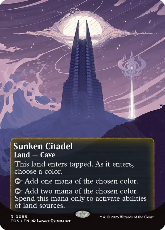Sunken Citadel (0086) (Borderless) [Edge of Eternities: Stellar Sights] [Foil]