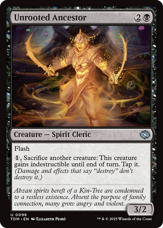 Unrooted Ancestor [Tarkir: Dragonstorm] [Foil]