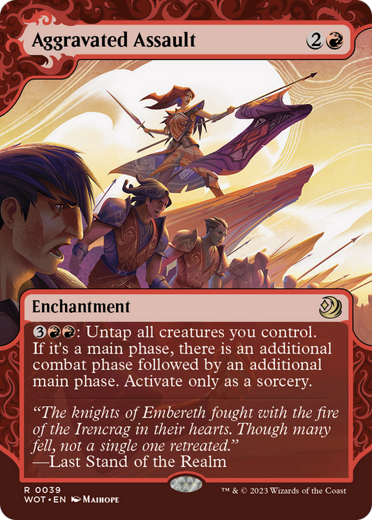 Aggravated Assault [Wilds of Eldraine: Enchanting Tales] [Foil]