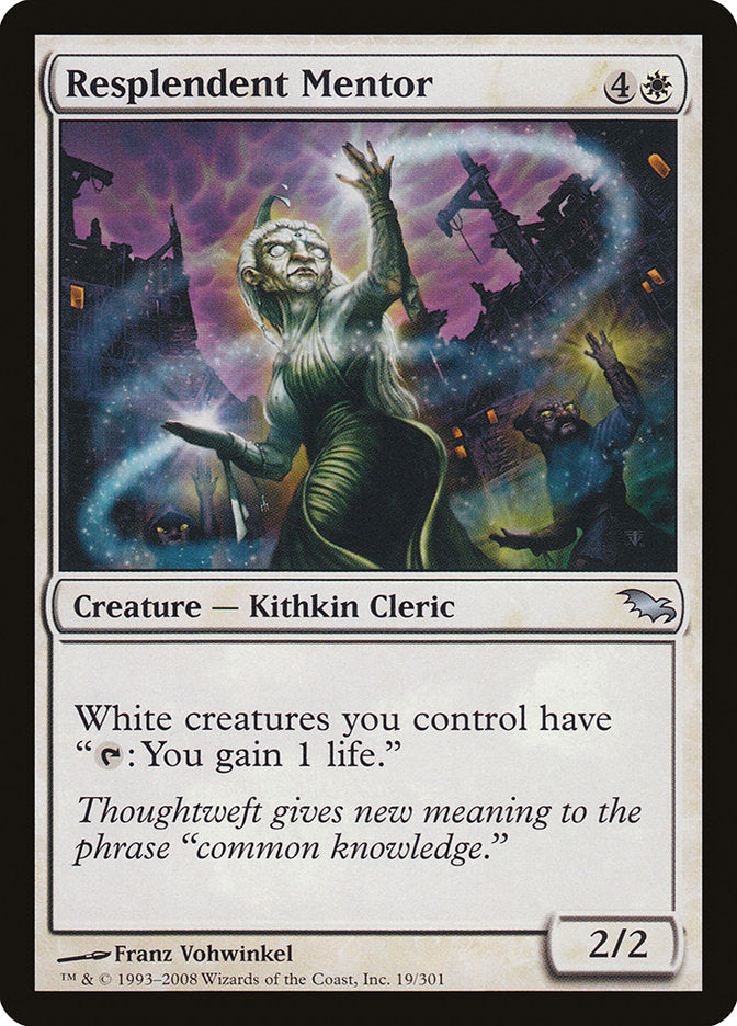 Resplendent Mentor [Shadowmoor] [Foil]