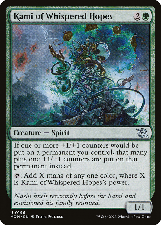 Kami of Whispered Hopes [March of the Machine] [Foil]