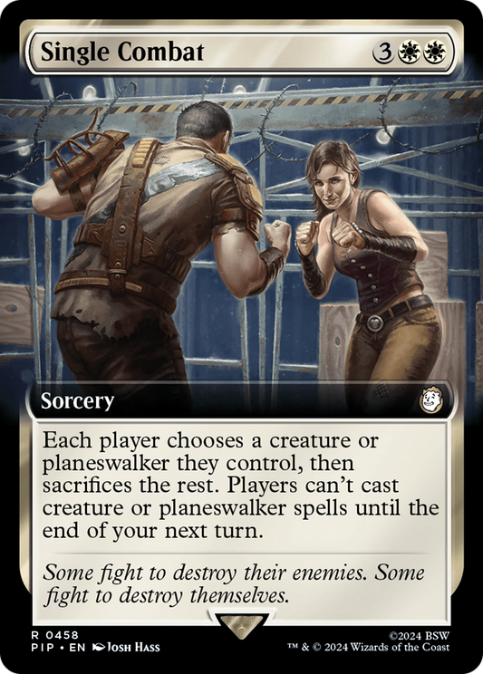Single Combat (Extended Art) [Fallout] [Foil]
