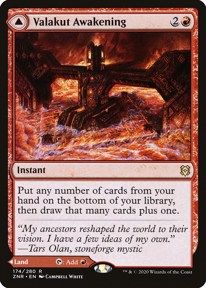 Valakut Awakening // Valakut Stoneforge [Zendikar Rising] [Foil]