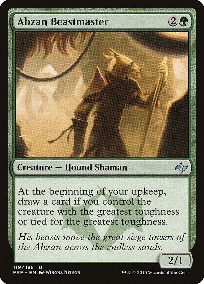 Abzan Beastmaster [Fate Reforged] [Foil]