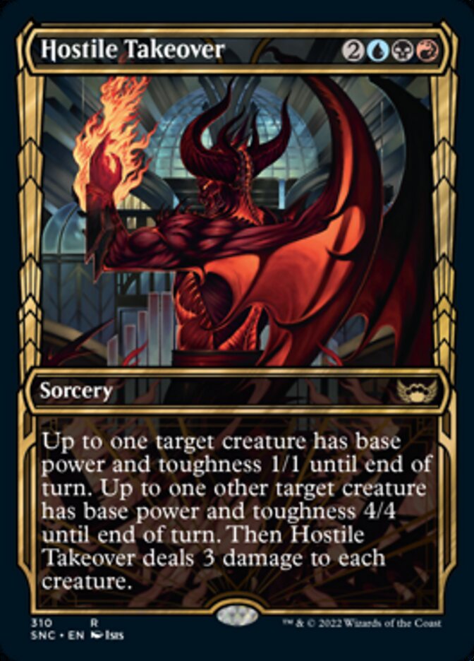 Hostile Takeover (Showcase Golden Age) [Streets of New Capenna] [Foil]