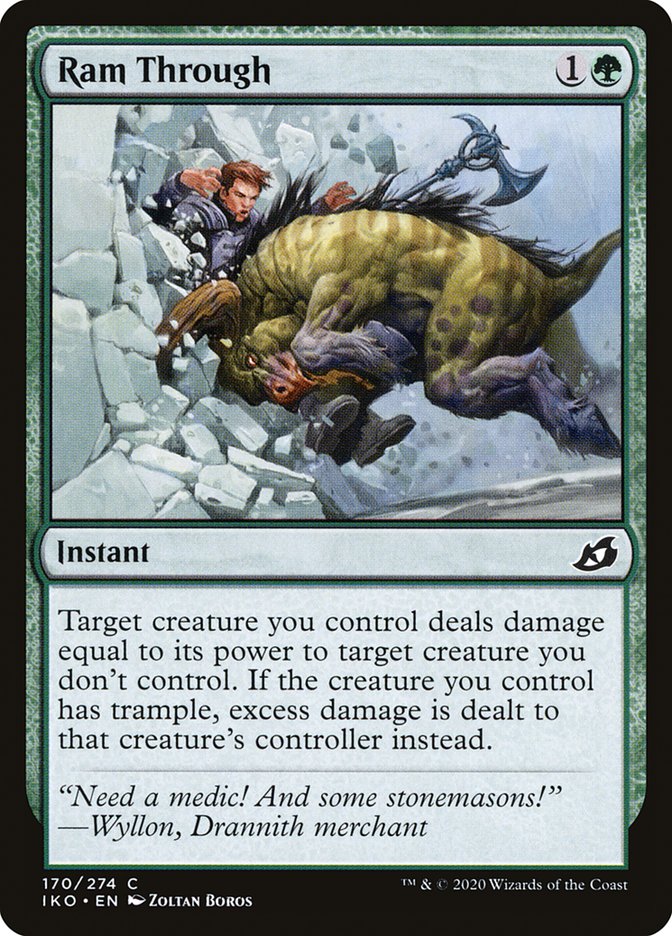 Ram Through [Ikoria: Lair of Behemoths] [Foil]