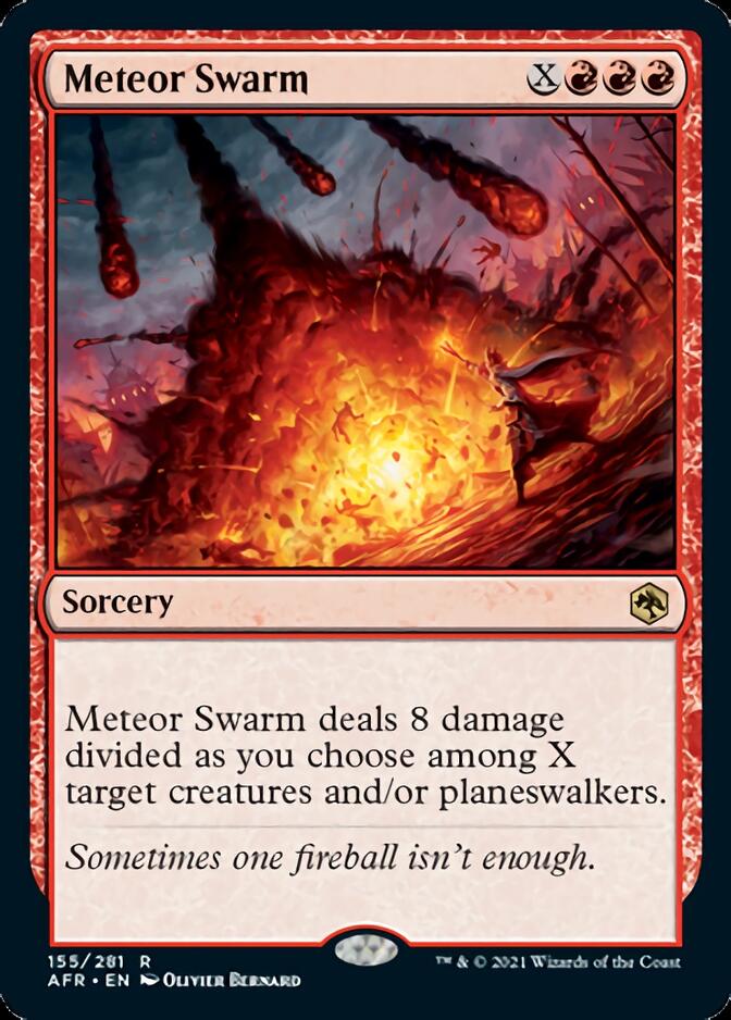 Meteor Swarm [Dungeons & Dragons: Adventures in the Forgotten Realms] [Foil]