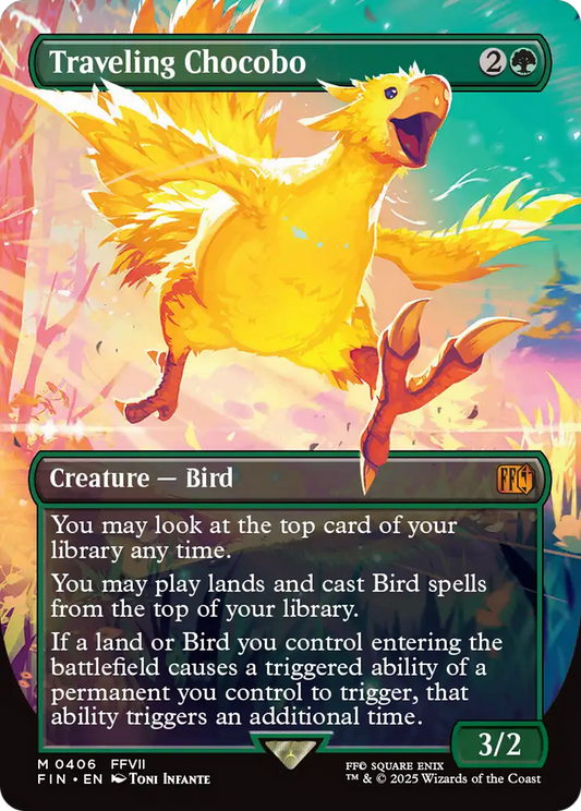 Traveling Chocobo (Borderless) [FINAL FANTASY] [Foil]