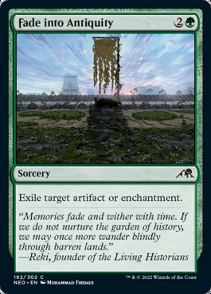 Fade into Antiquity [Kamigawa: Neon Dynasty] [Foil]
