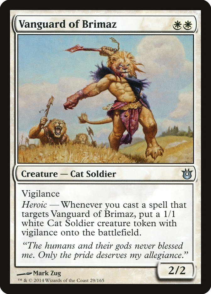 Vanguard of Brimaz [Born of the Gods] [Foil]