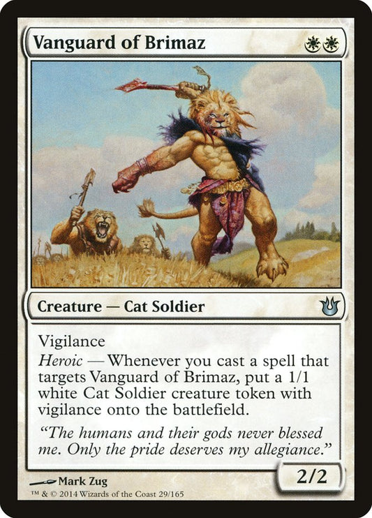 Vanguard of Brimaz [Born of the Gods] [Foil]