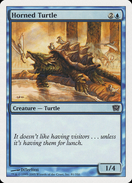 Horned Turtle [Ninth Edition] [Foil]