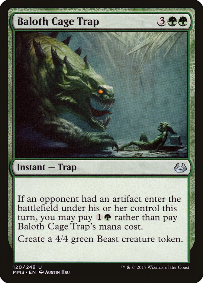 Baloth Cage Trap [Modern Masters 2017] [Foil]