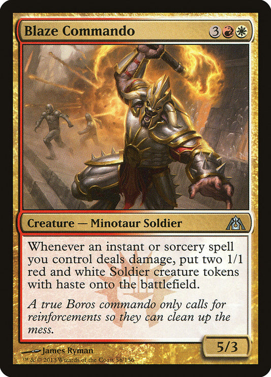 Blaze Commando [Dragon's Maze] [Foil]