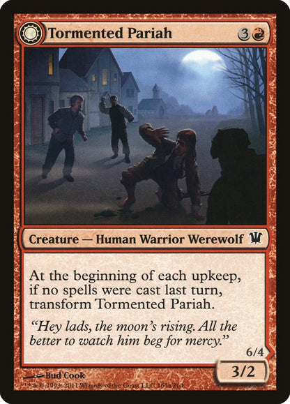 Tormented Pariah // Rampaging Werewolf [Innistrad] [Foil]
