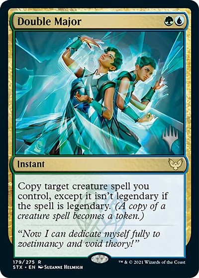 Double Major (Promo Pack) [Strixhaven: School of Mages Promos] [Foil]