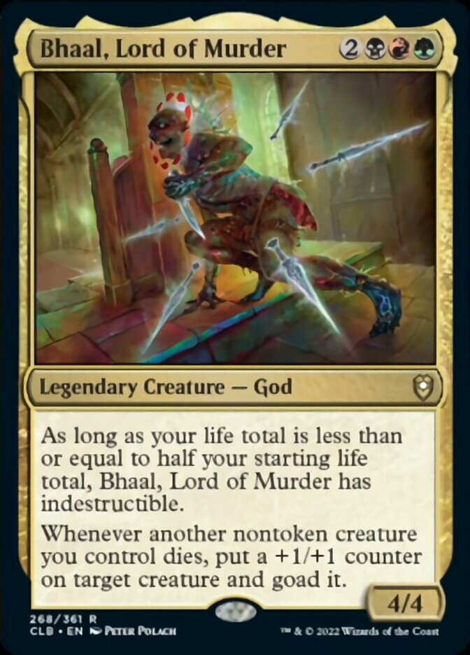 Bhaal, Lord of Murder [Commander Legends: Battle for Baldur's Gate] [Foil]