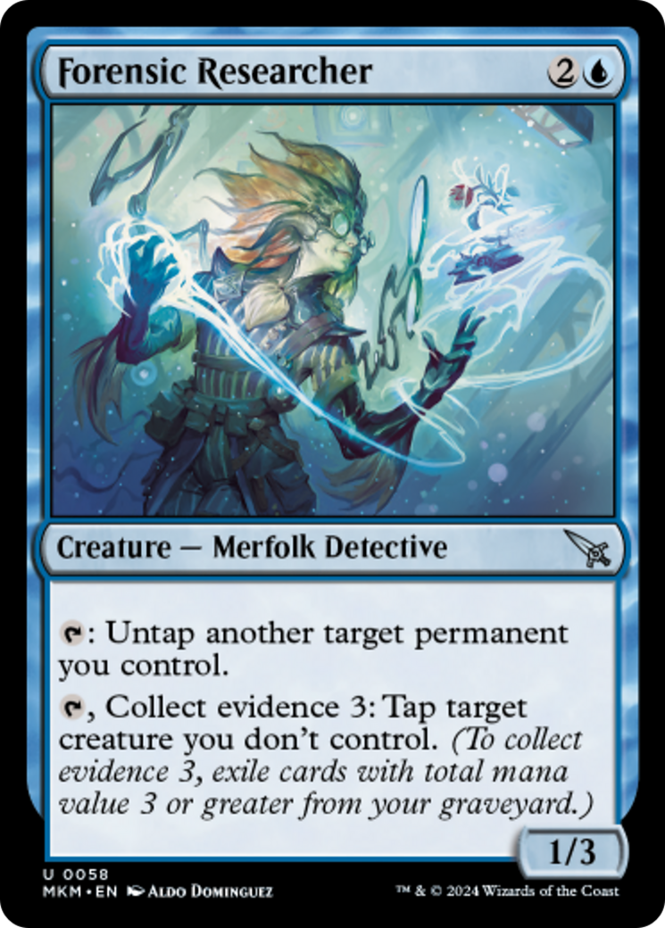 Forensic Researcher [Murders at Karlov Manor] [Foil]