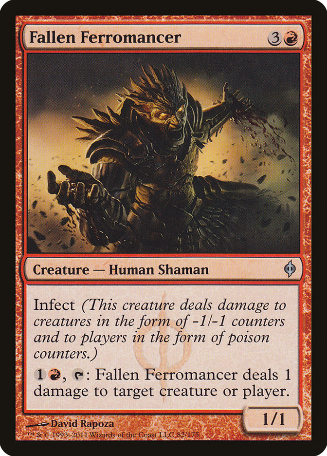 Fallen Ferromancer [New Phyrexia] [Foil]