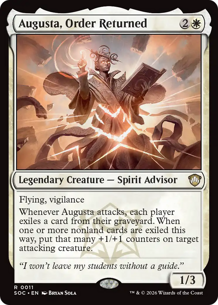 Augusta, Order Returned [Secrets of Strixhaven Commander] [Foil]