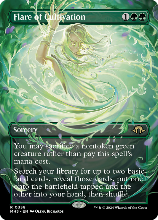 Flare of Cultivation (Borderless) [Modern Horizons 3] [Foil]