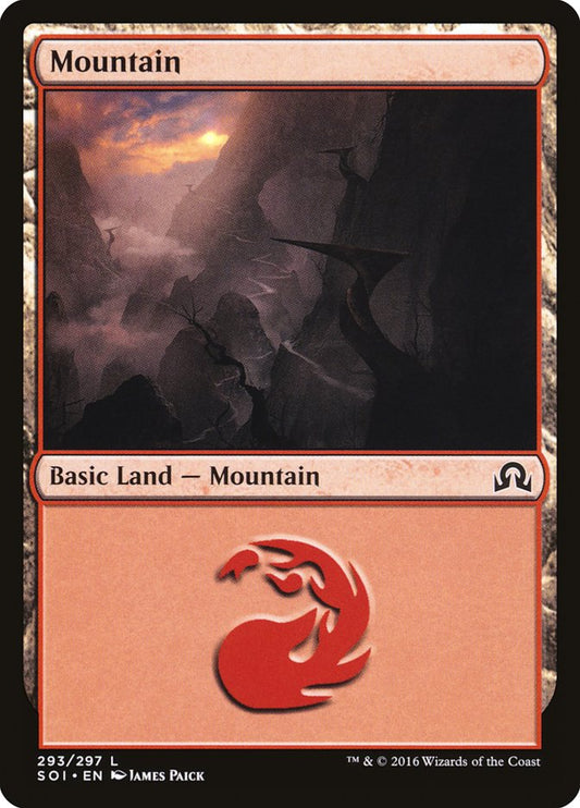 Mountain (293) [Shadows over Innistrad] [Foil]
