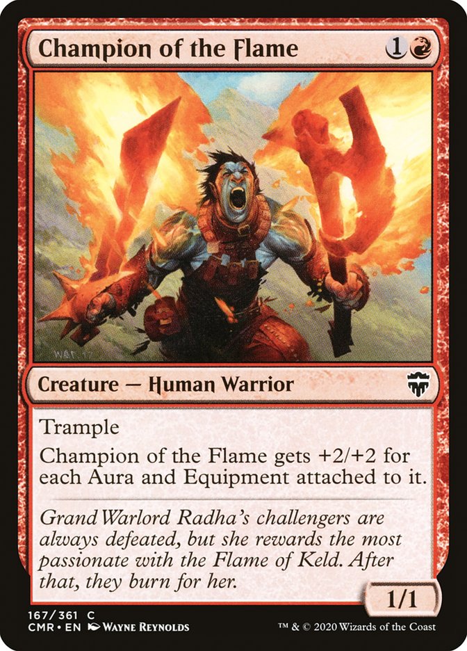 Champion of the Flame [Commander Legends] [Foil]