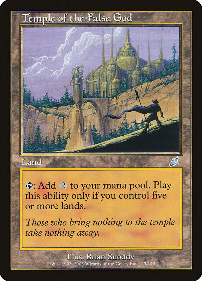 Temple of the False God [Scourge] [Foil]