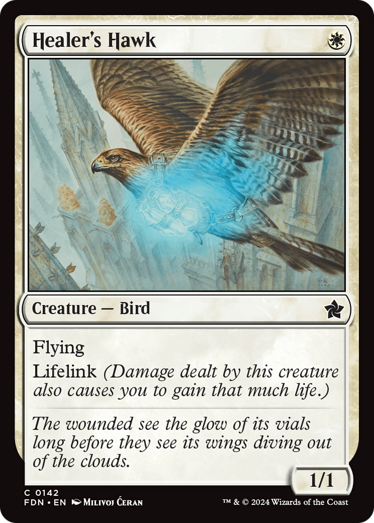 Healer's Hawk [Foundations] [Foil]