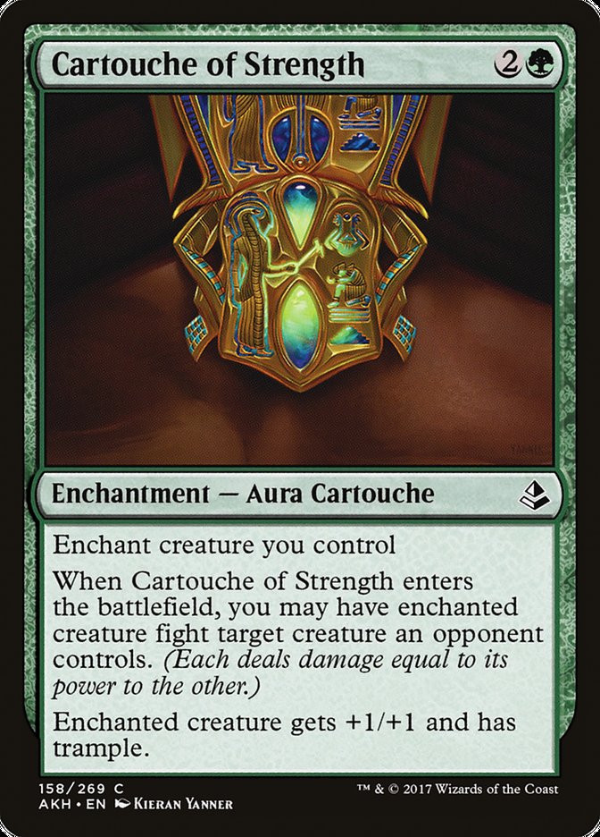 Cartouche of Strength [Amonkhet] [Foil]