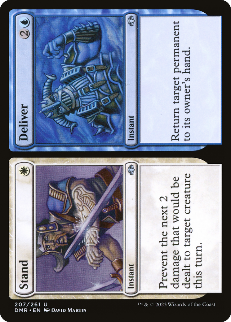 Stand // Deliver [Dominaria Remastered] [Foil]