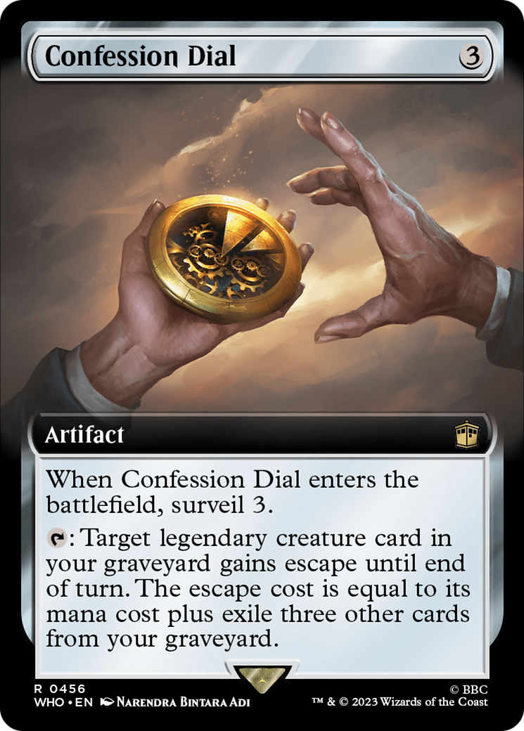 Confession Dial (Extended Art) [Doctor Who] [Foil]