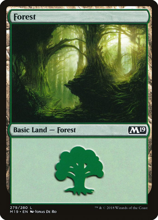 Forest (279) [Core Set 2019] [Foil]