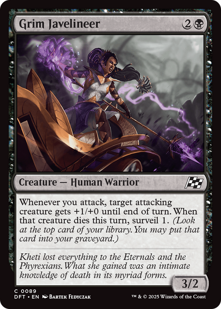 Grim Javelineer [Aetherdrift] [Foil]