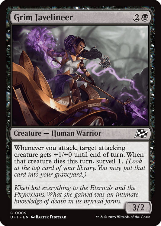 Grim Javelineer [Aetherdrift] [Foil]