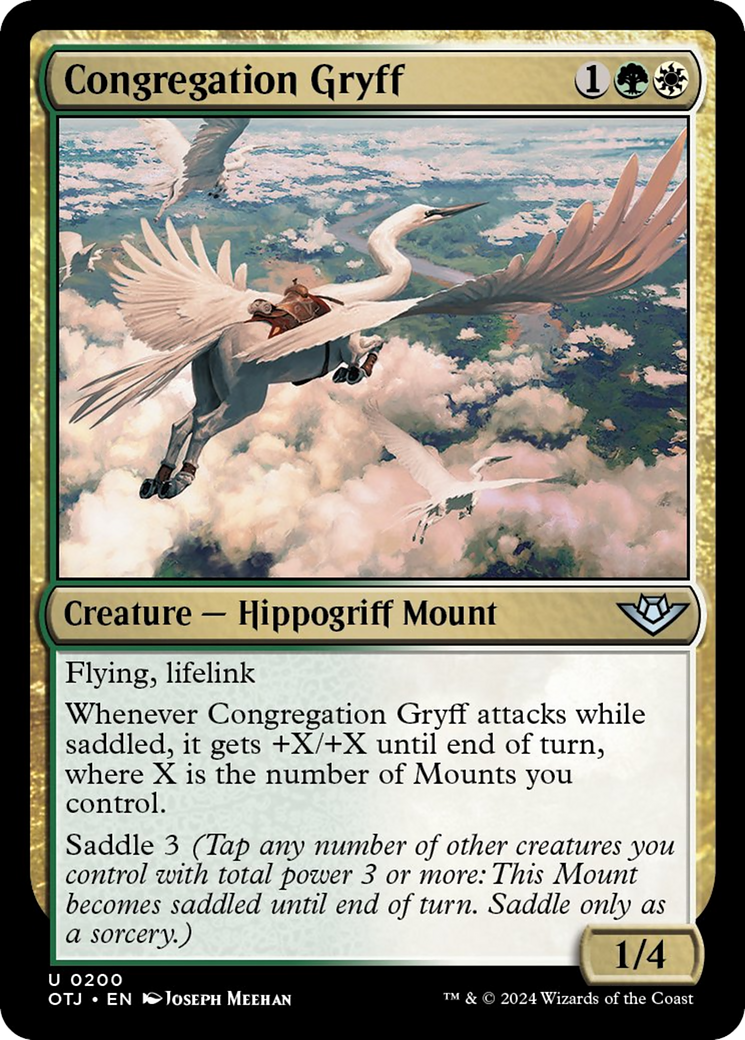 Congregation Gryff [Outlaws of Thunder Junction] [Foil]