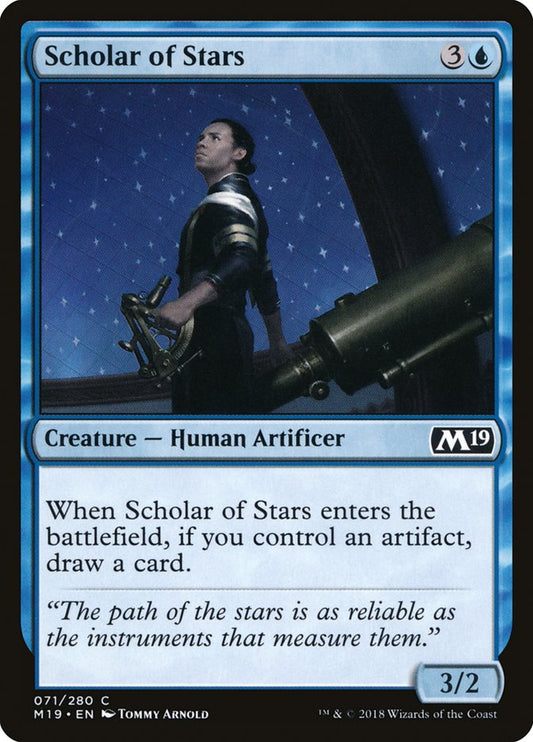 Scholar of Stars [Core Set 2019] [Foil]