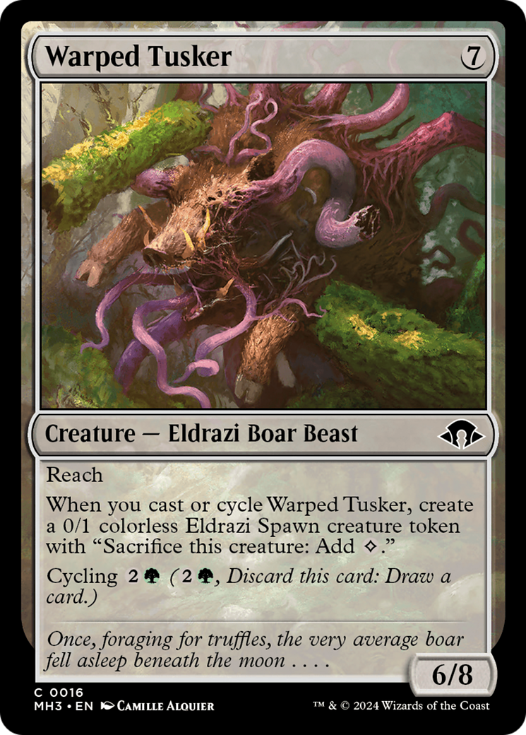 Warped Tusker [Modern Horizons 3] [Foil]