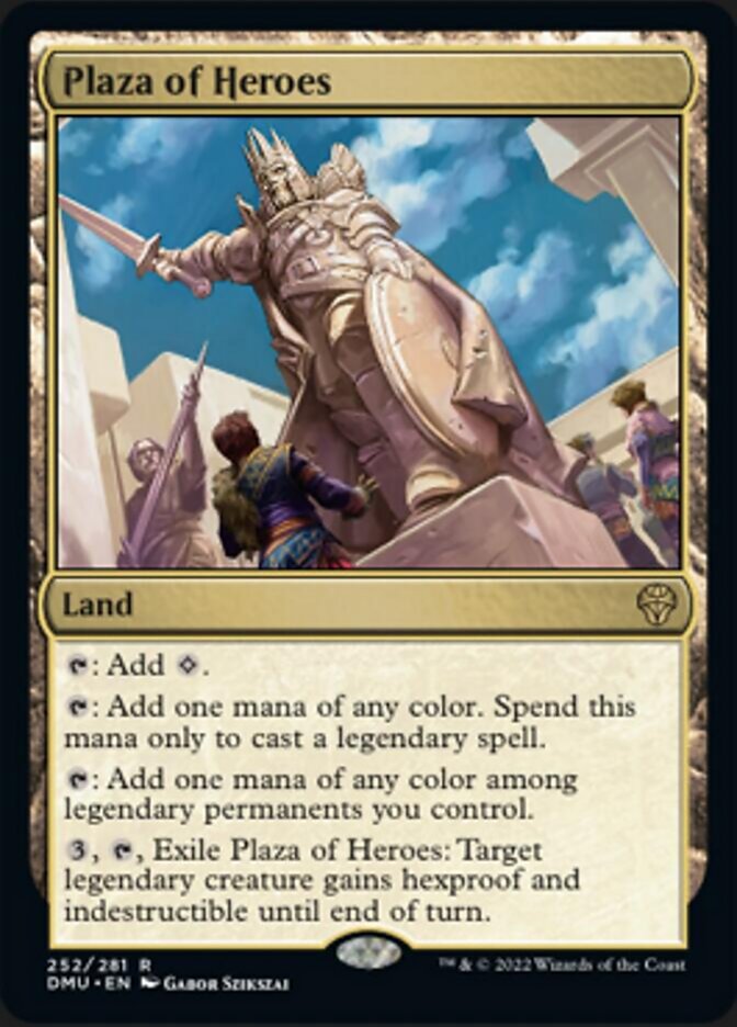 Plaza of Heroes [Dominaria United] [Foil]
