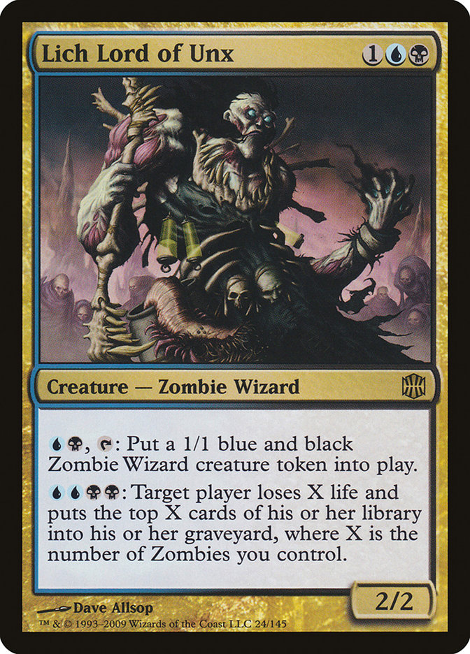 Lich Lord of Unx [Alara Reborn] [Foil]