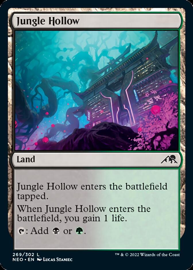 Jungle Hollow [Kamigawa: Neon Dynasty] [Foil]